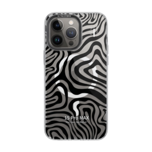 Ultra Hybrid Magnetic Phone Case – Monochrome Fluid Wave