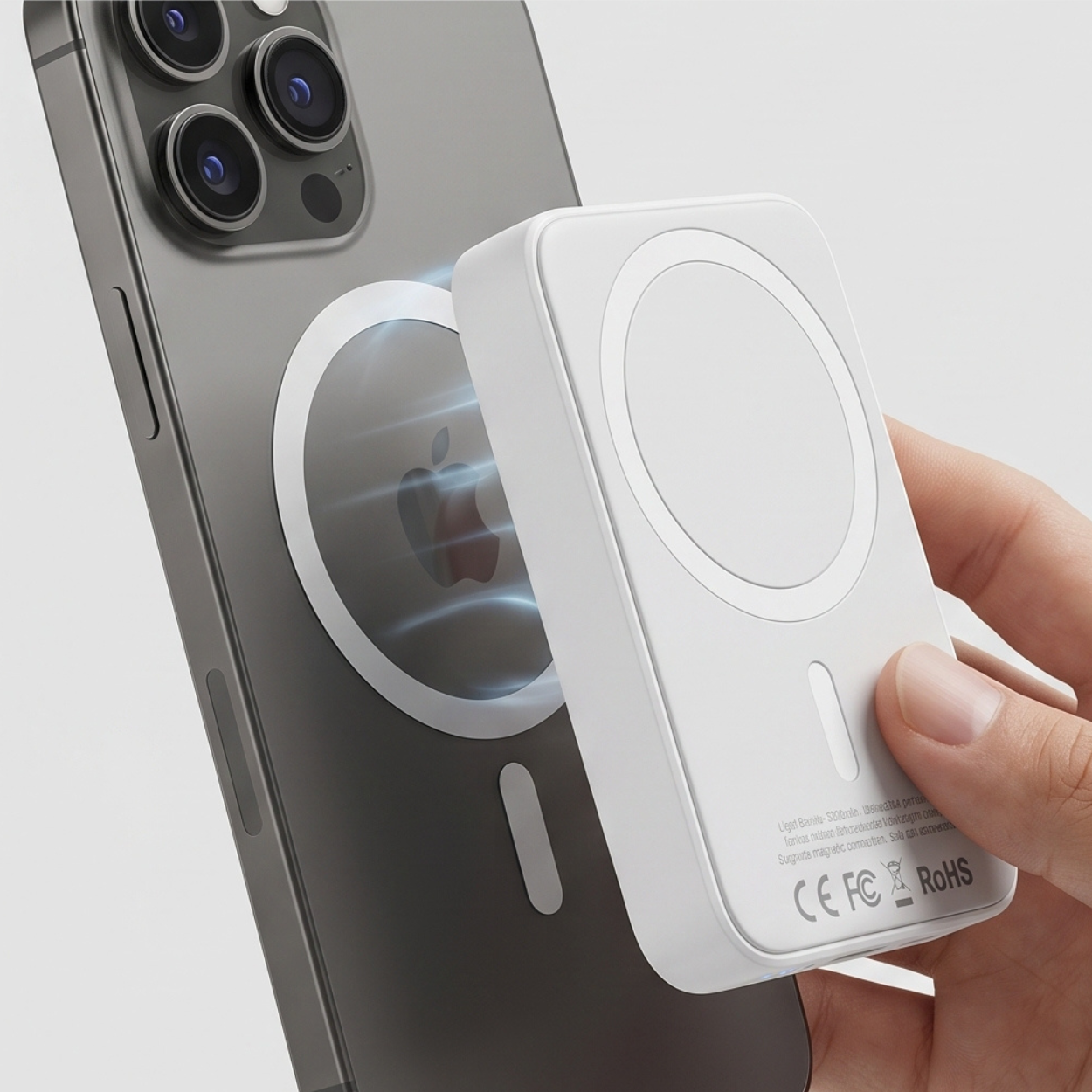 Magnetic Wireless 5000mAh Power Bank - Image 5