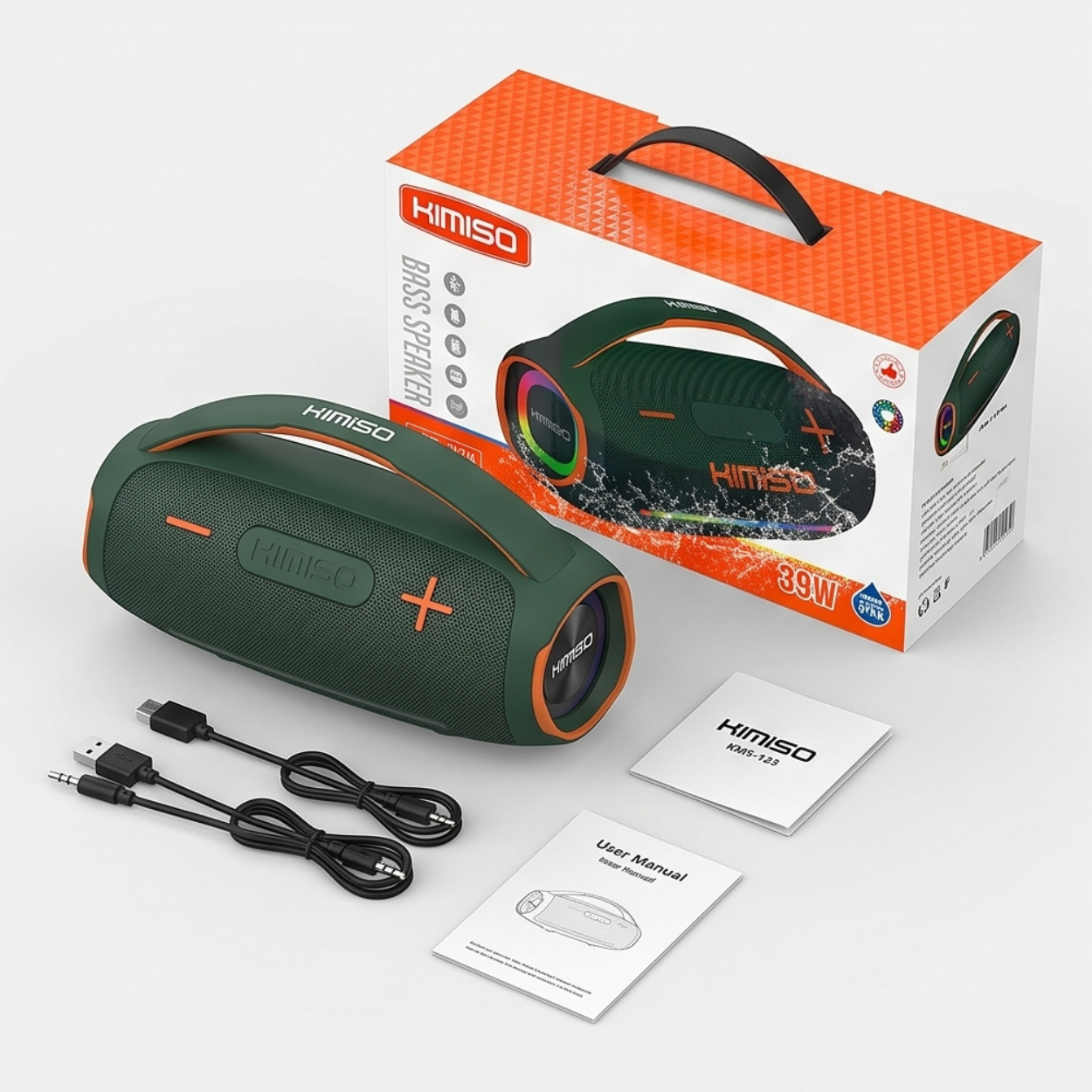 Portable Outdoor Bass Bluetooth Speaker - Image 2