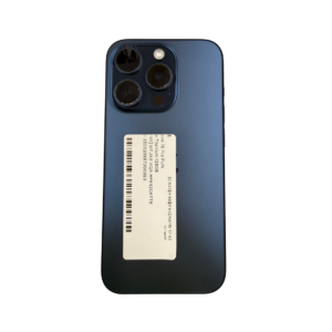Apple iPhone 15 Pro (128GB) – Blue Titanium (Pre-Owned, 89% Battery Health)