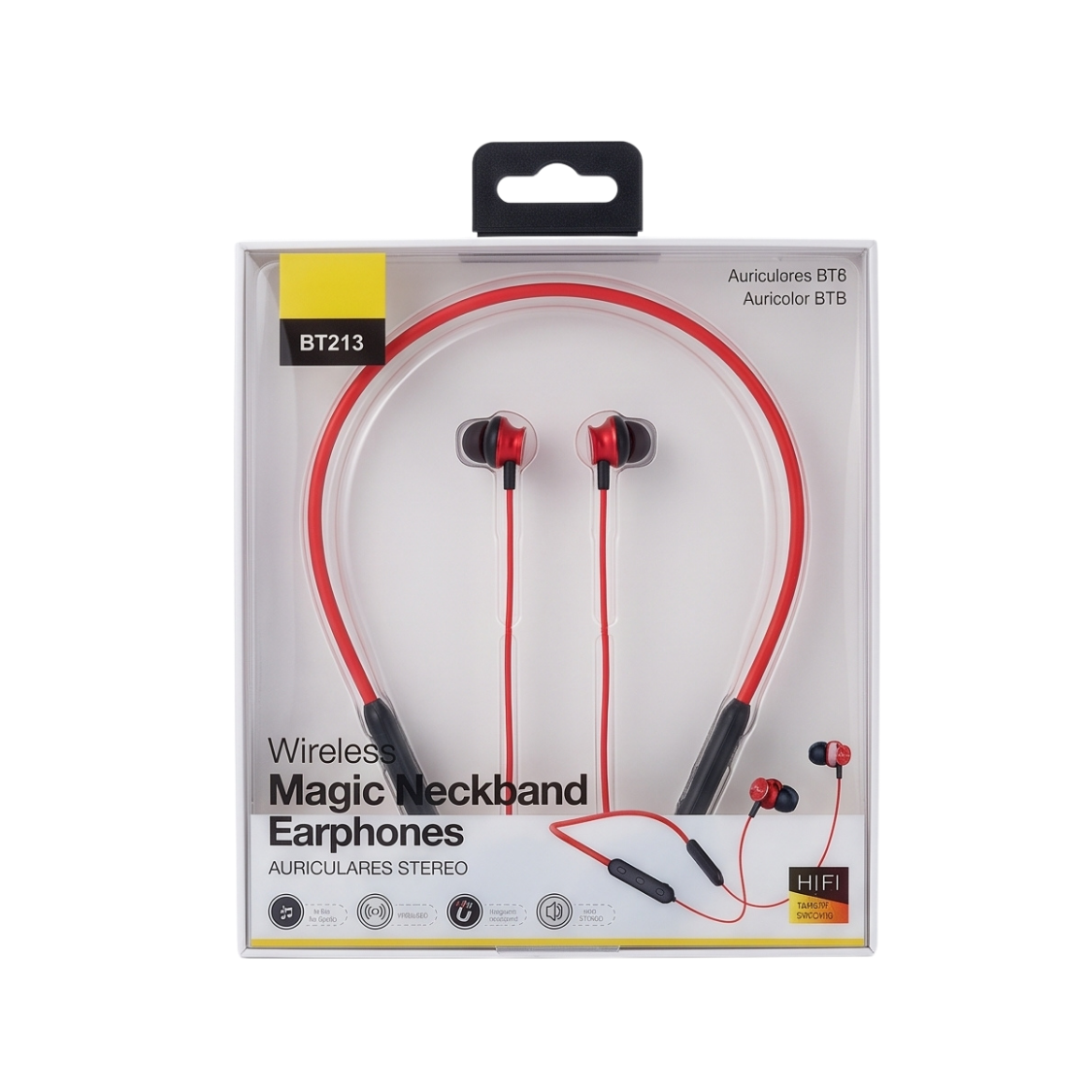 Wireless Magnetic Magic Neckband Sport Earphones - Image 4