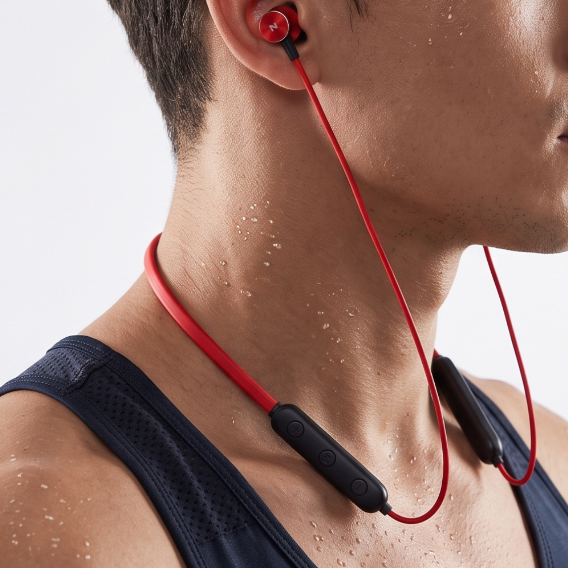 Wireless Magnetic Magic Neckband Sport Earphones - Image 3