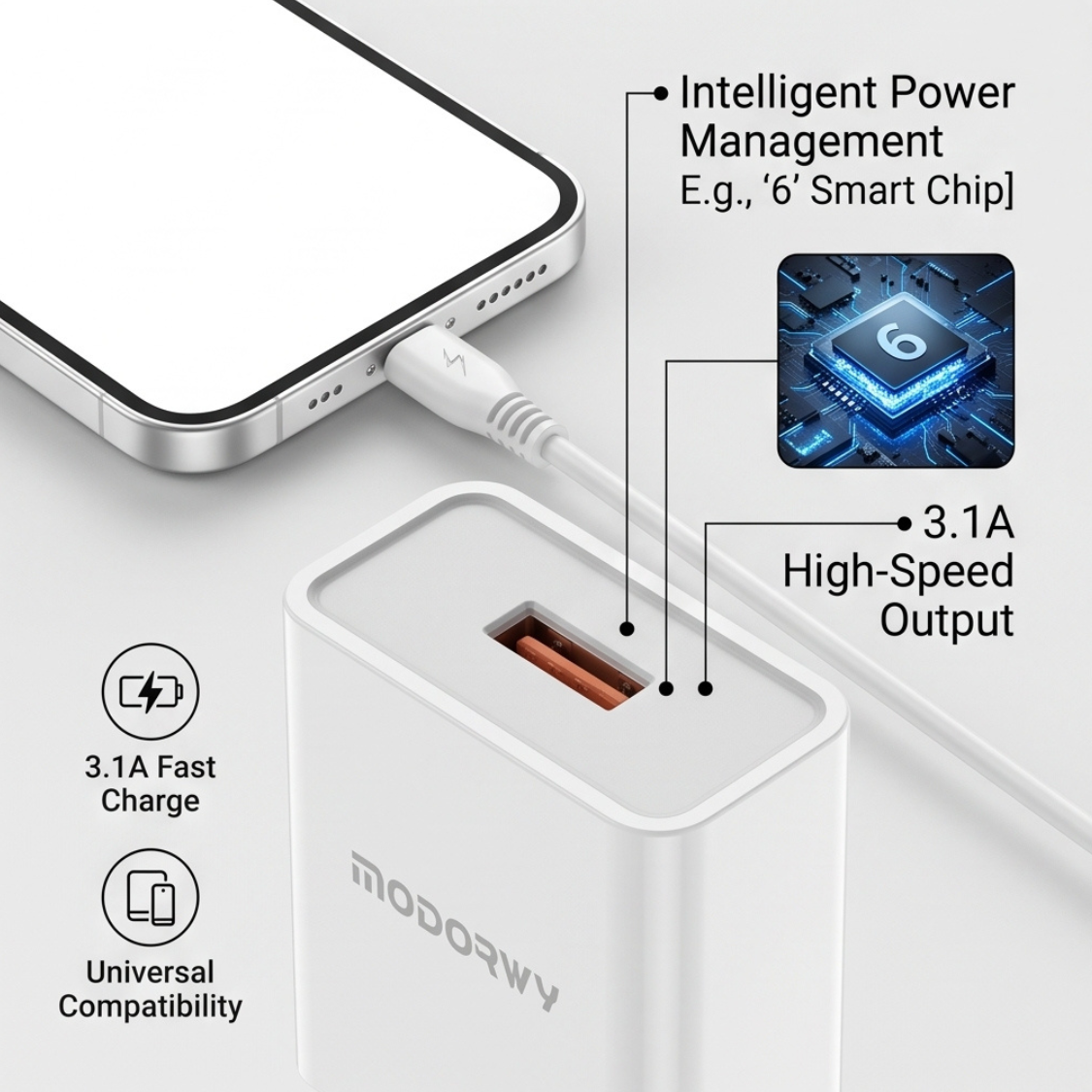 Fast USB-C Wall Charger Adapter - Image 4