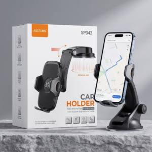 Universal Nano Suction Cup Dashboard & Windshield Car Phone Holder