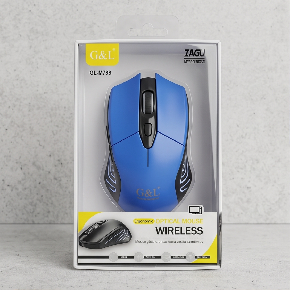 Ergonomic Silent Wireless Optical Mouse