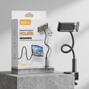 Universal Flexible Gooseneck Desktop Phone & Tablet Mount