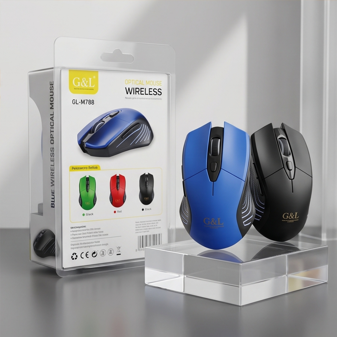 Ergonomic Silent Wireless Optical Mouse - Image 2