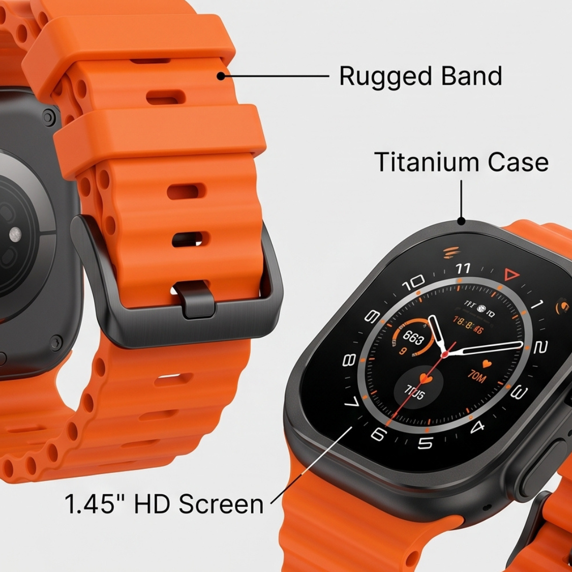 Watch Ultra Rugged GPS Smart Watch - Image 3