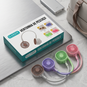 Portable Flexible Handsfree Neck Fan